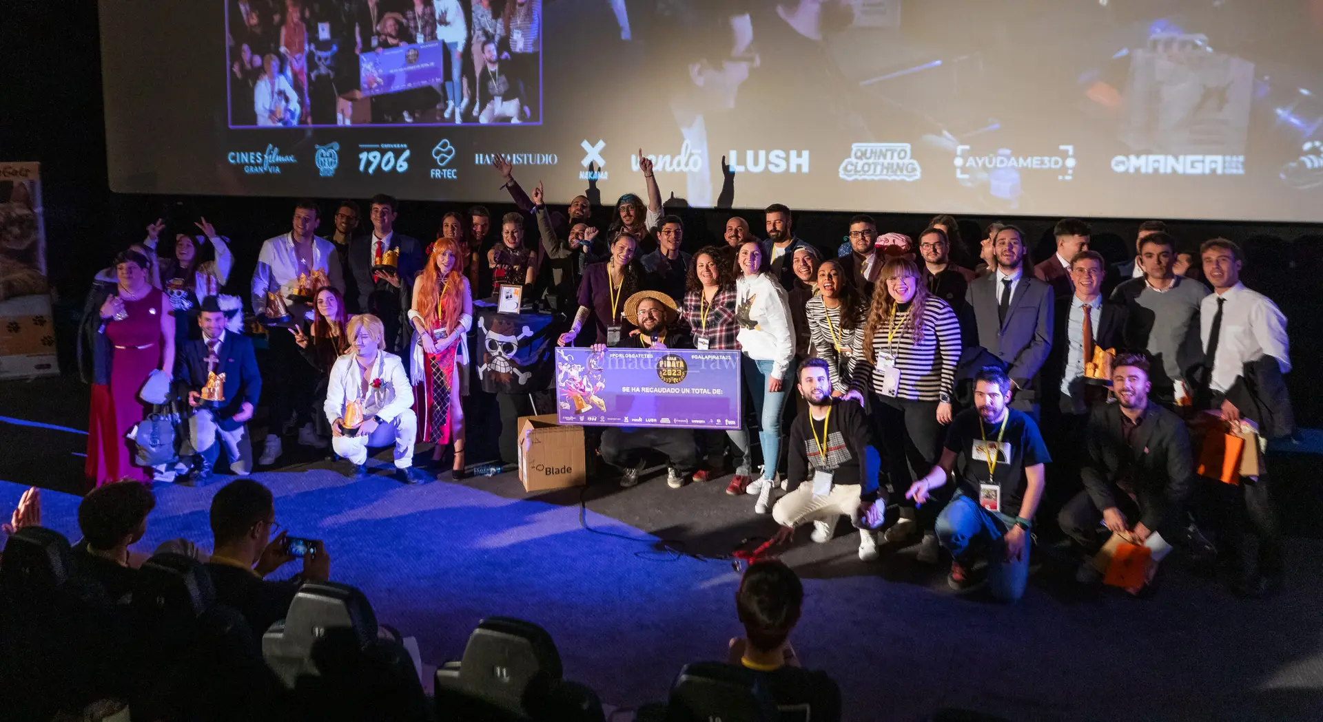 Imagen del fin de la Gala Pirata 2023